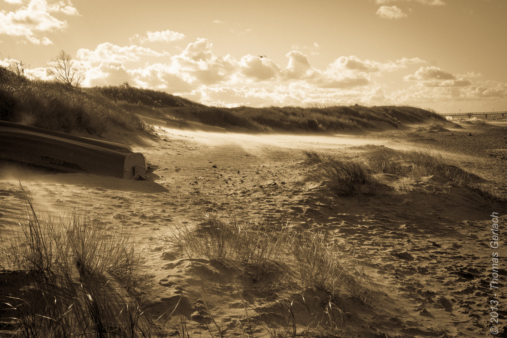 Sturm am Strand