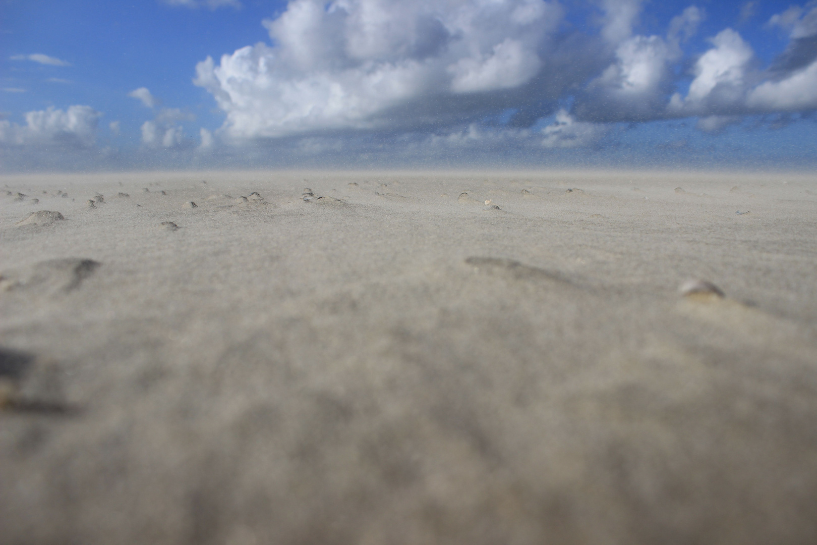 Sturm am Strand