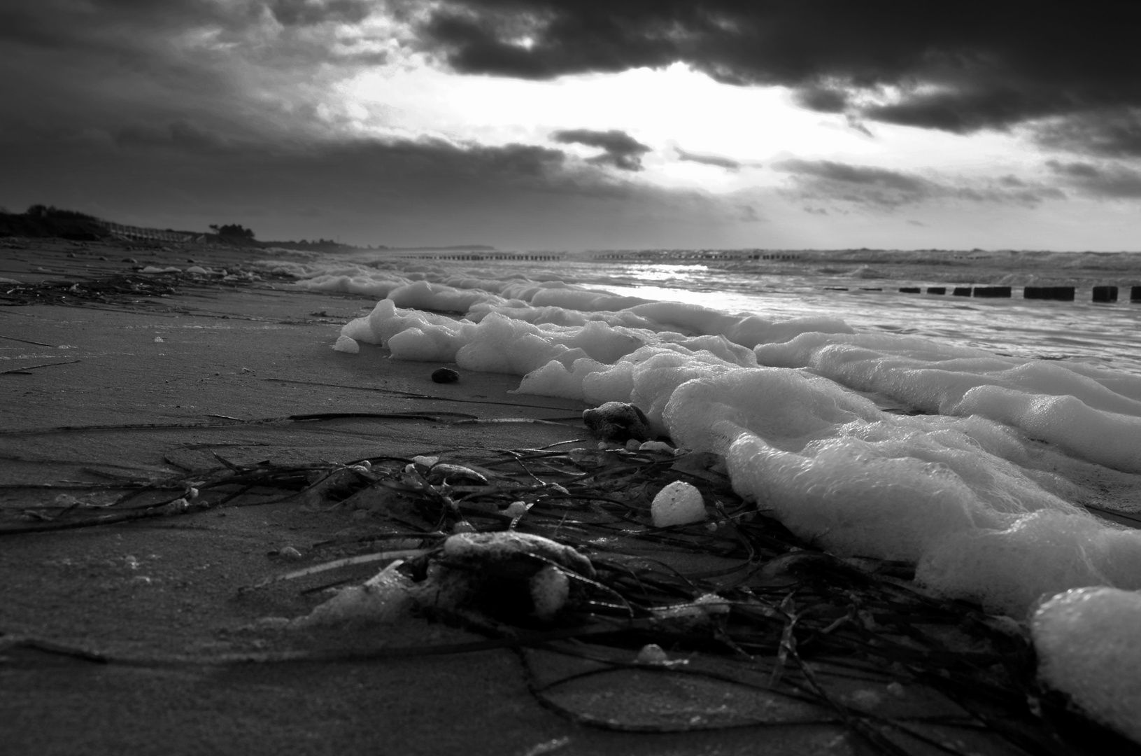 Sturm am Strand