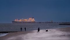 Sturm am Strand