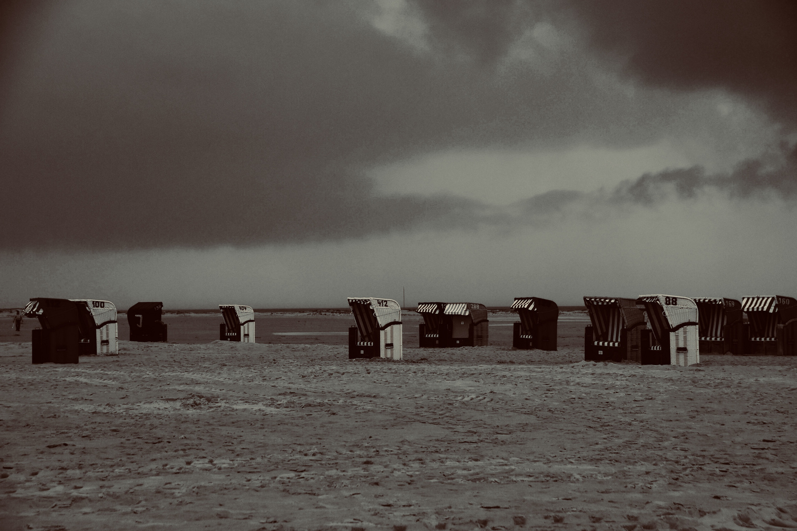 Sturm am Strand