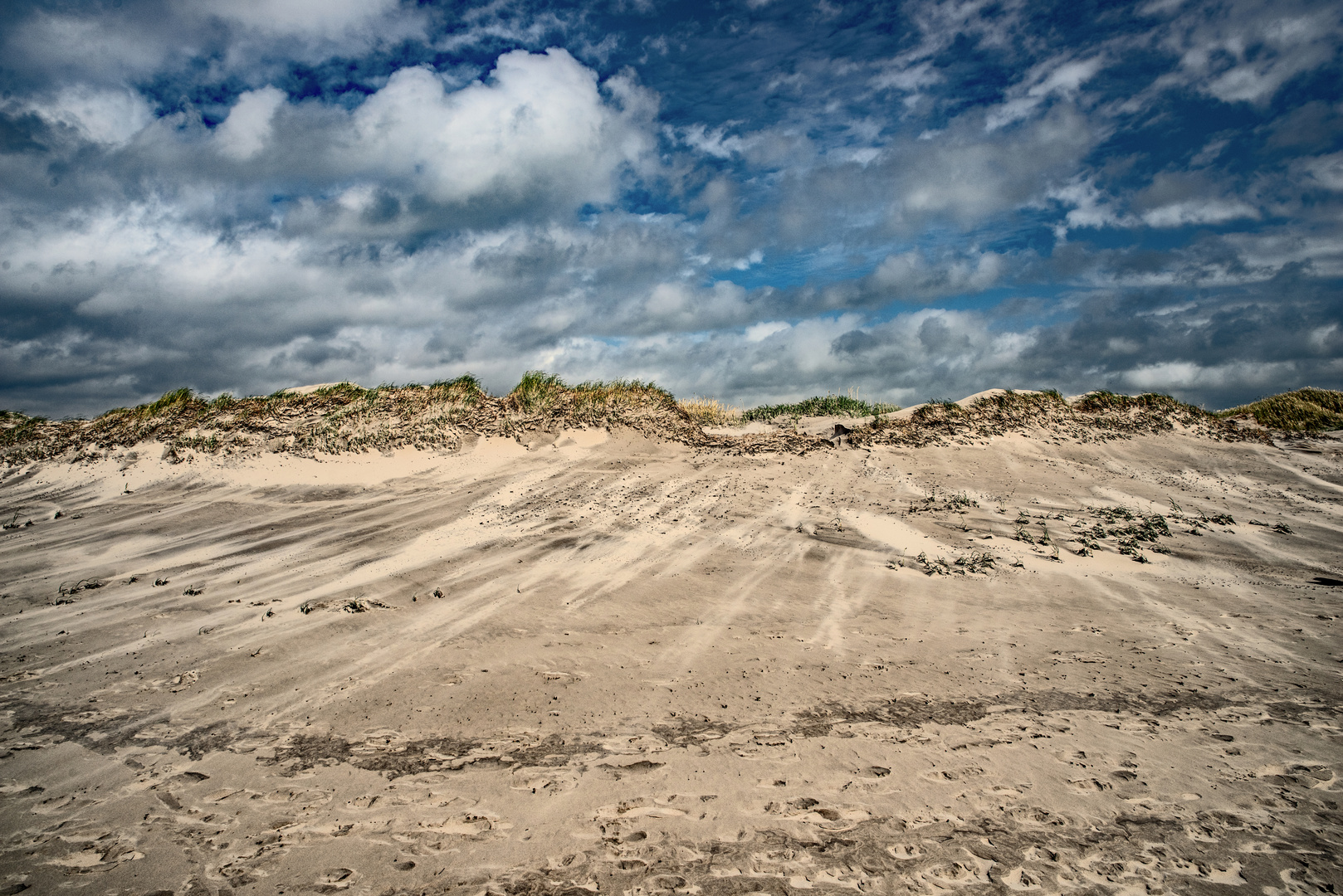 Sturm am Strand von St. Peter-Ording