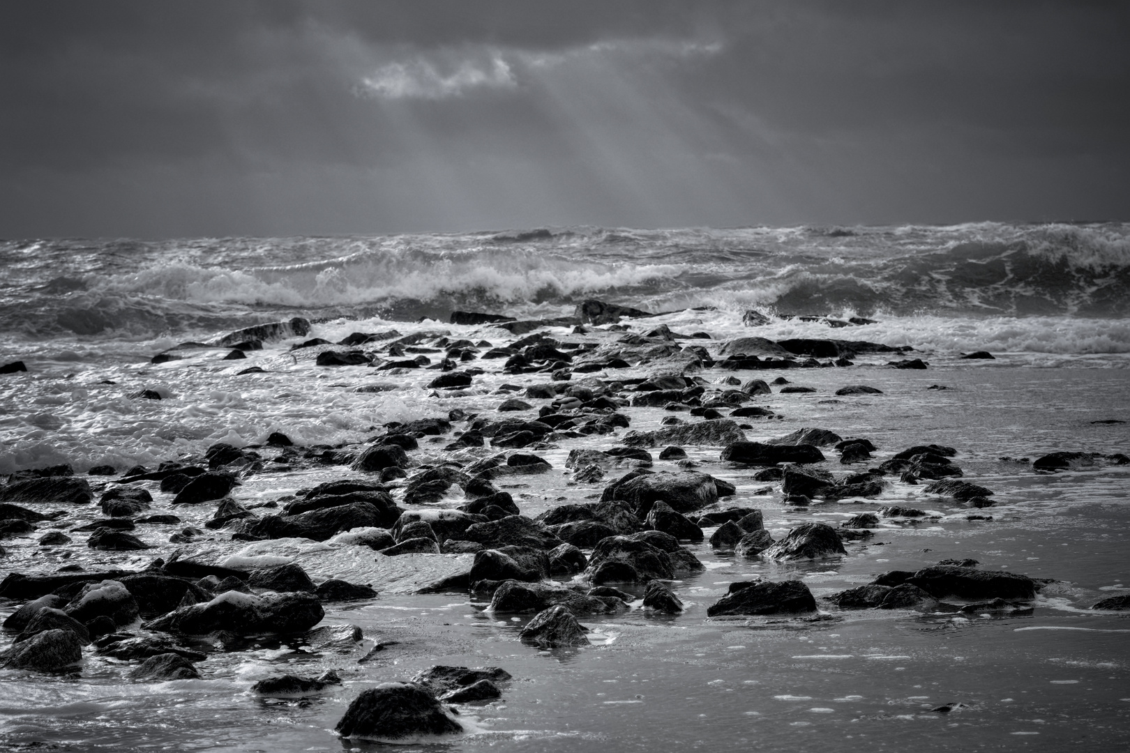 Sturm an der Küste