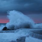 Sturm an der ligurischen Küste