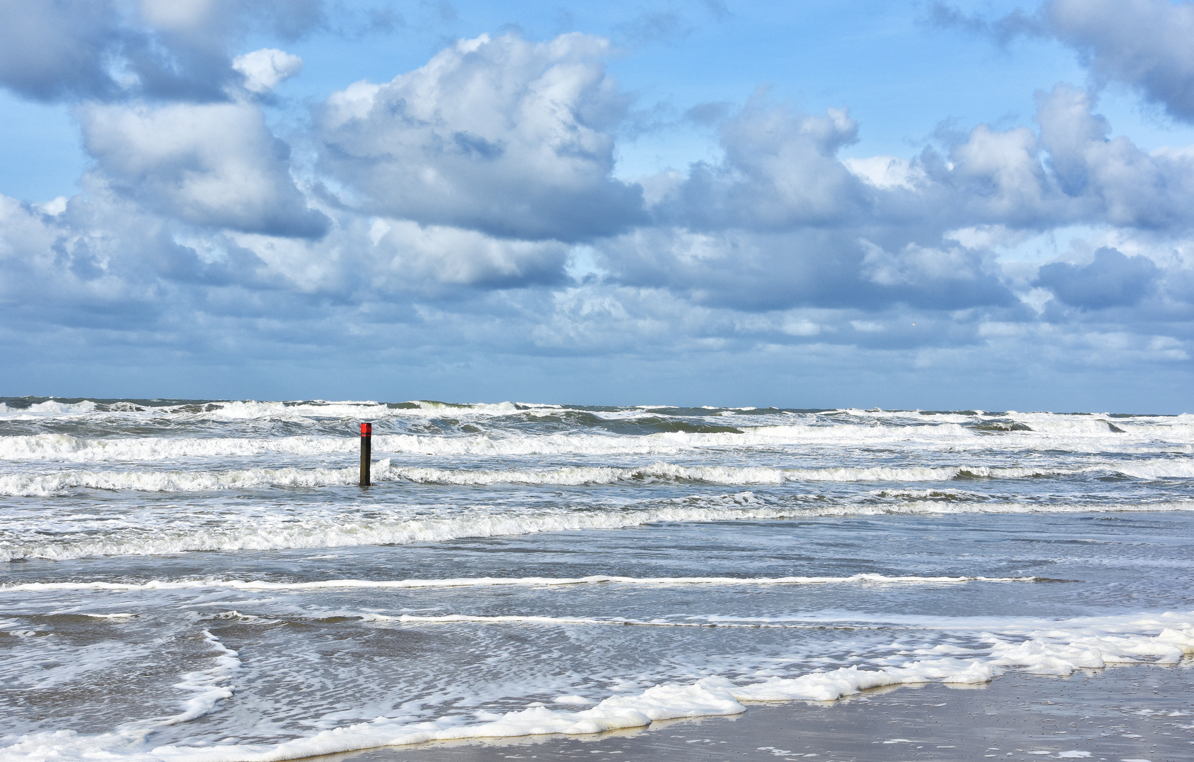 Sturm an der Nordsee