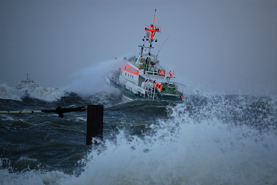 Sturm an der Nordsee