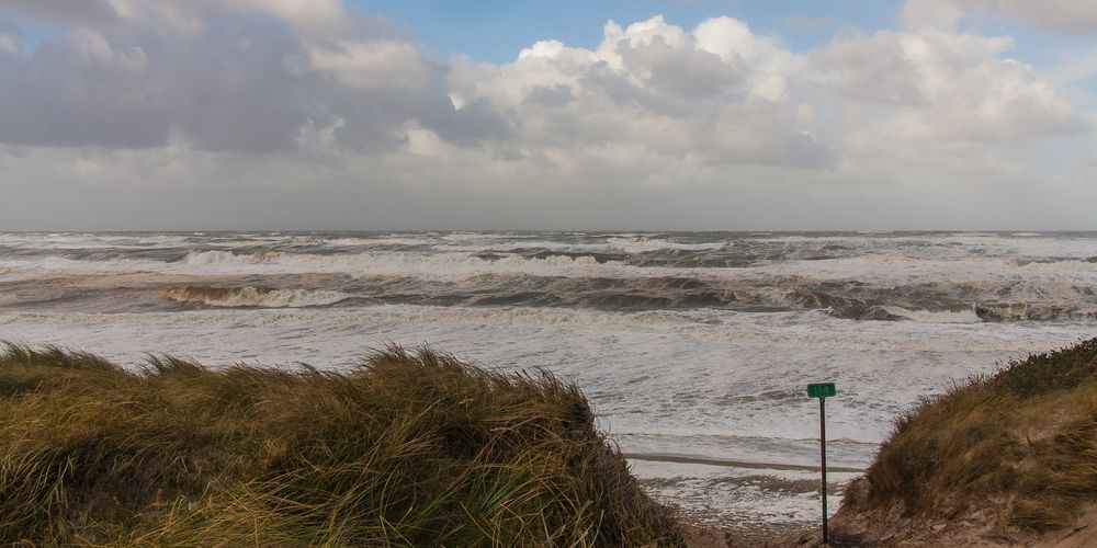 Sturm an der Nordsee