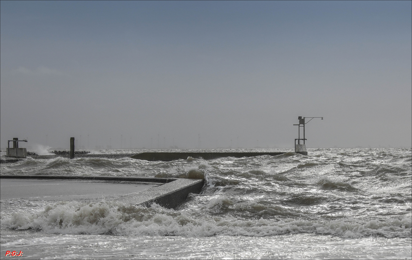 Sturm an der Nordseeküste