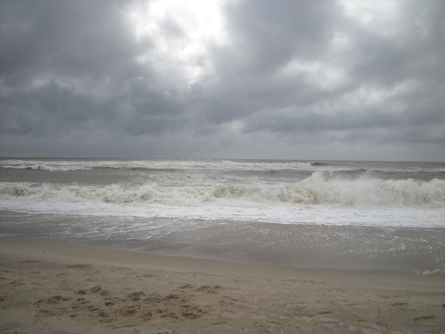 Sturm an der Nordsee(Nissum Fjord Dänemark)