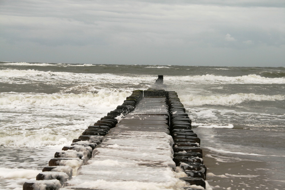 Sturm an der Ostsee