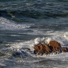 Sturm an der portugiesischen Atlantikküste 