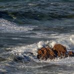 Sturm an der portugiesischen Atlantikküste 