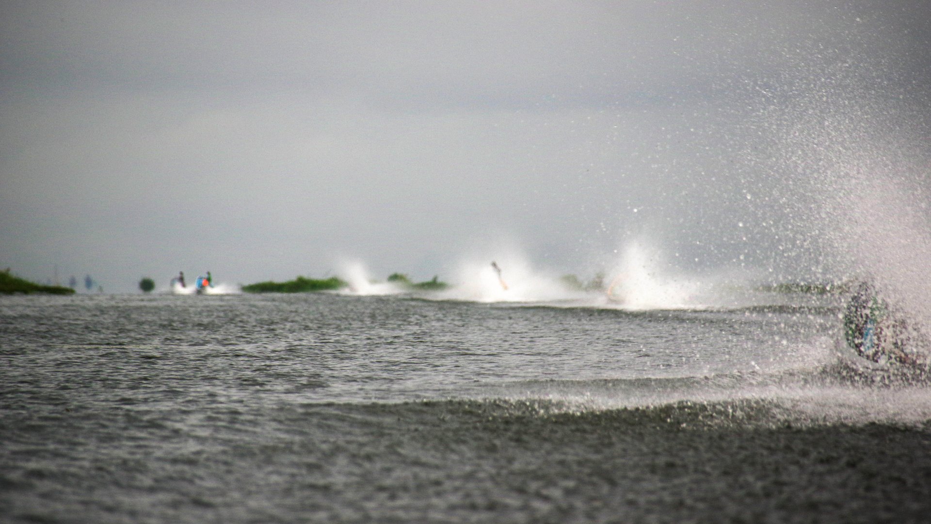 Sturm auf dem Inle See