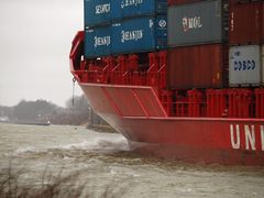 Sturm auf dem Nord-Ostsee-Kanal