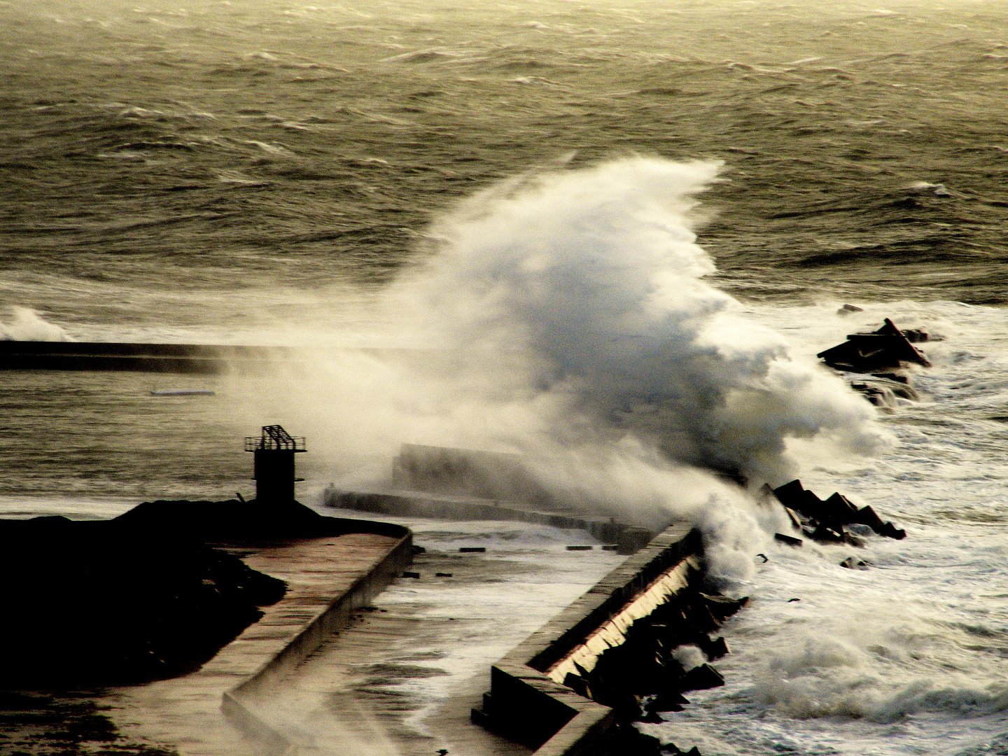 Sturm auf Helgoland