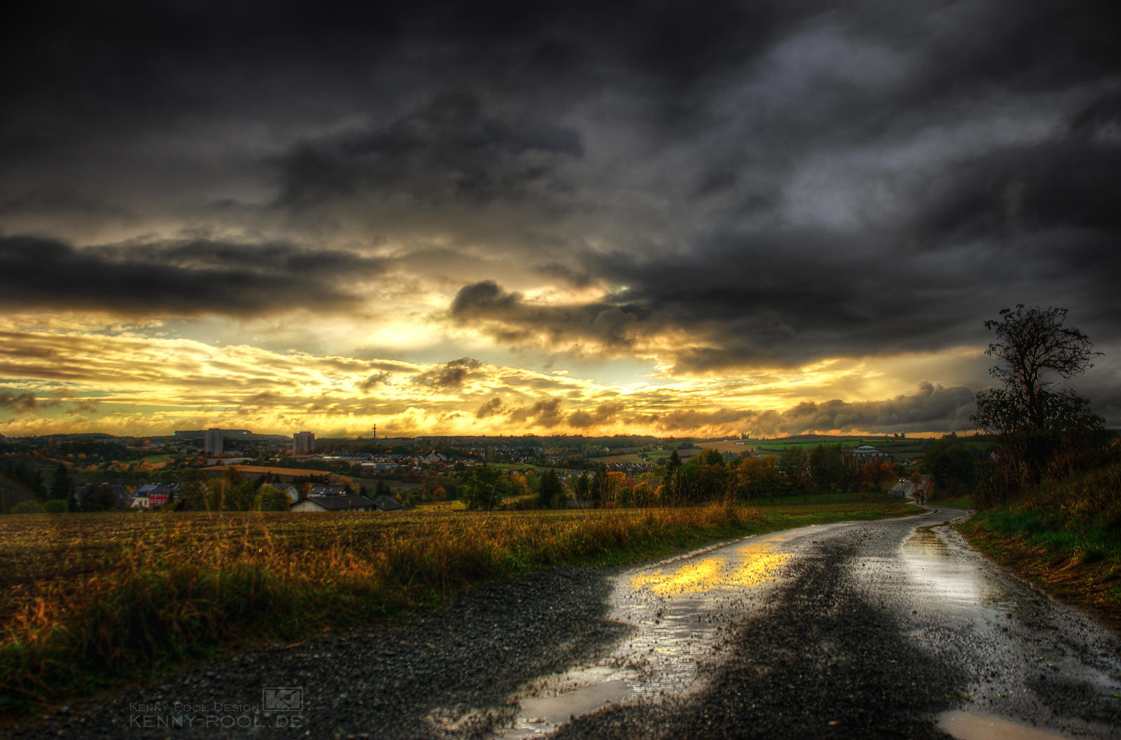 Sturm HDR über Hof