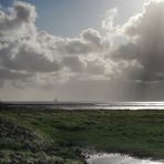 Sturm im Anmarsch - Watt bei Friedrichskoog II