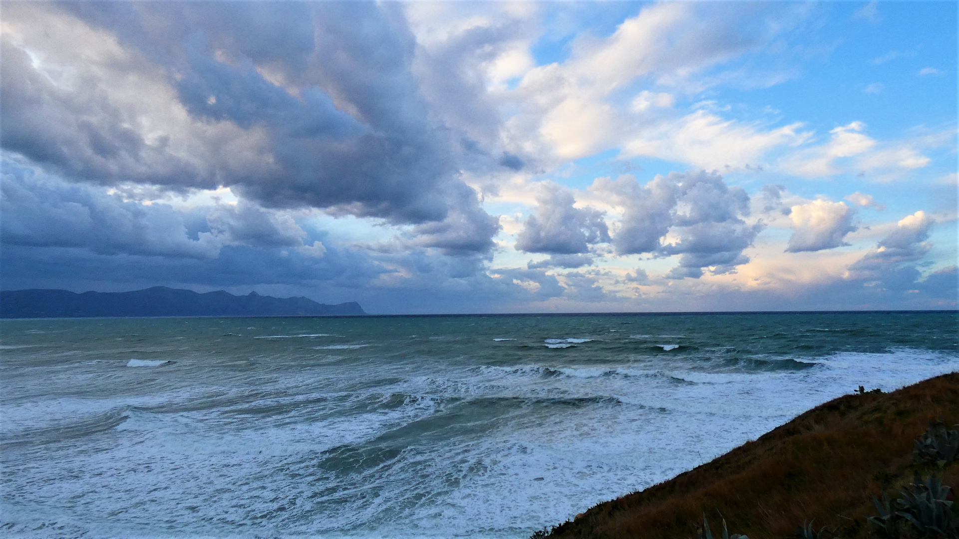 Sturm im Golfo di Castellammare