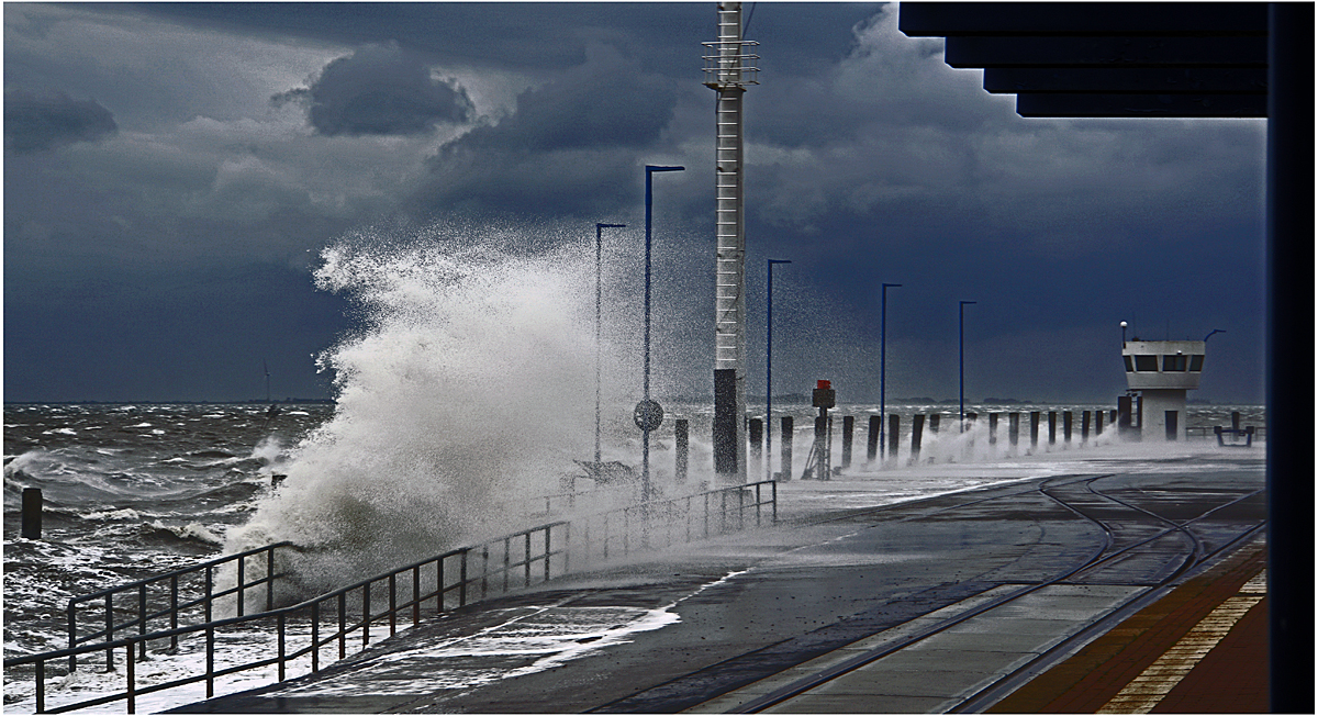 Sturm im Hafen