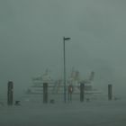 Sturm im Hafen von Dagebüll