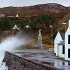 Sturm im herbstlichen Nordschottland