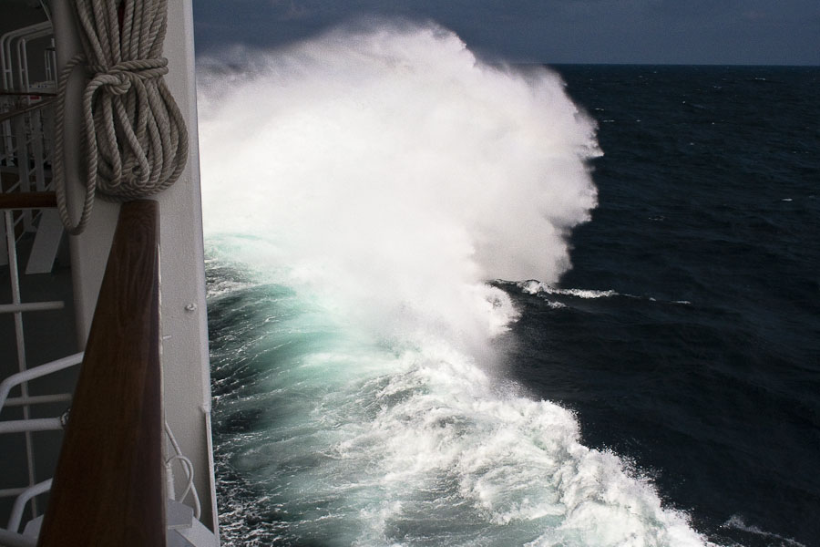 sturm im schwarzem meer