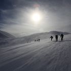 Sturm in den Lyngen Alps Norwegen