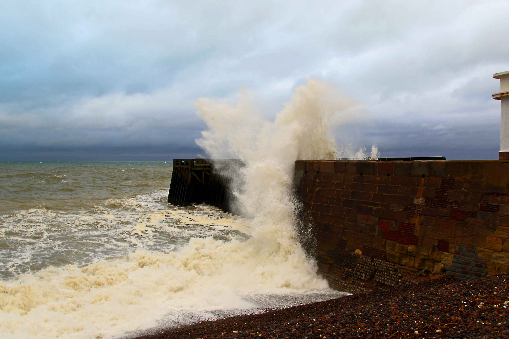  Sturm in der Normandie Frecamp Frankreich 