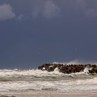 Sturm in Ventspils (Lettland)