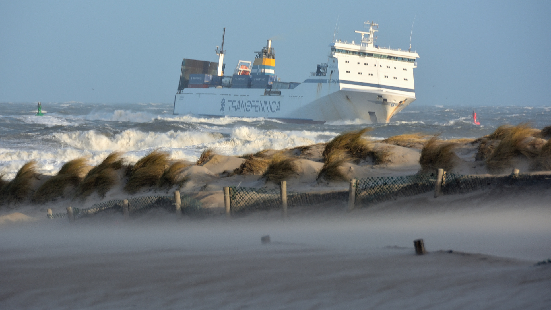 Sturm in Warnemünde 03