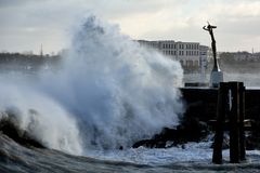 Sturm in Warnemünde 3