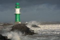 Sturm in Warnemünde 4