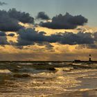 Sturm in Warnemünde