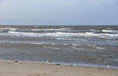 Sturm in Warnemünde am 11. Januar 2015