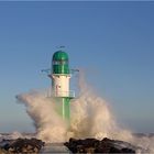 Sturm in Warnemünde