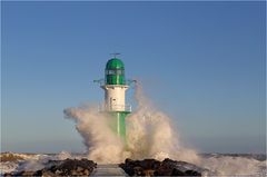 Sturm in Warnemünde