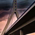 Sturm Kyrill an der Fleher Brücke Düsseldorf