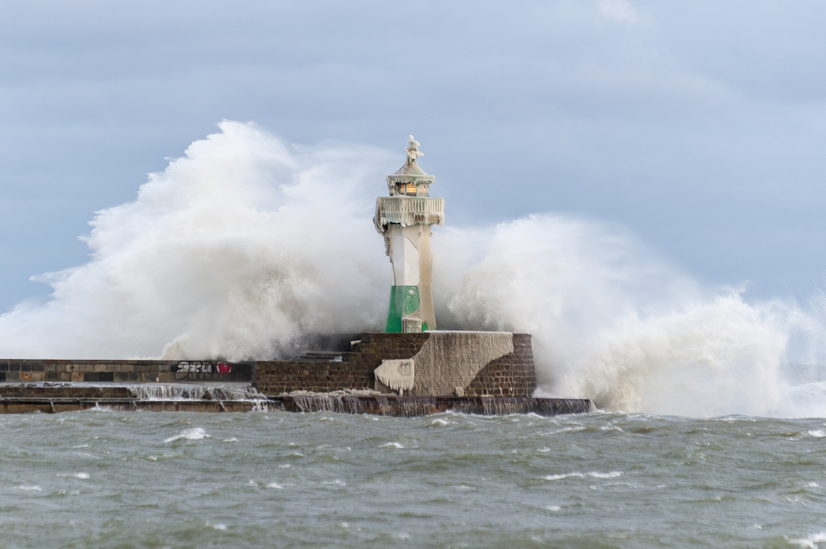 Sturm Mole Sassnitz Leuchturm