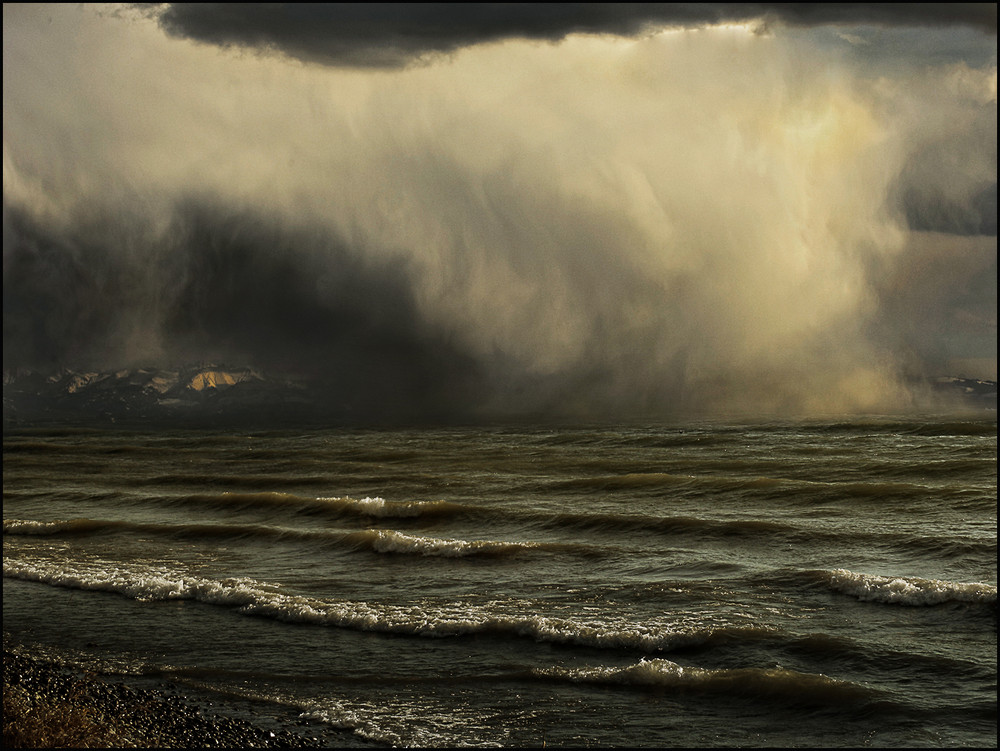 Sturm über dem Bodensee