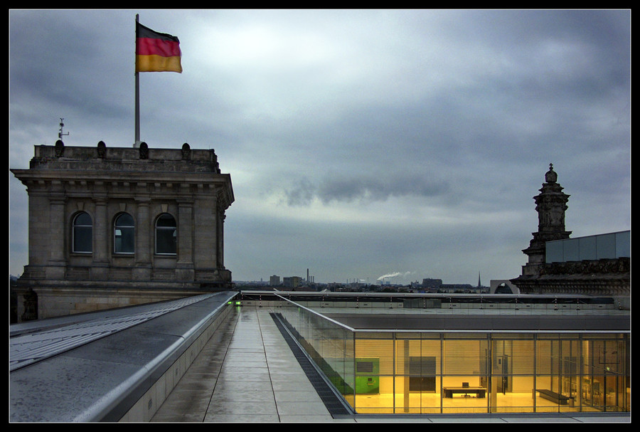 Sturm über dem Reichstag