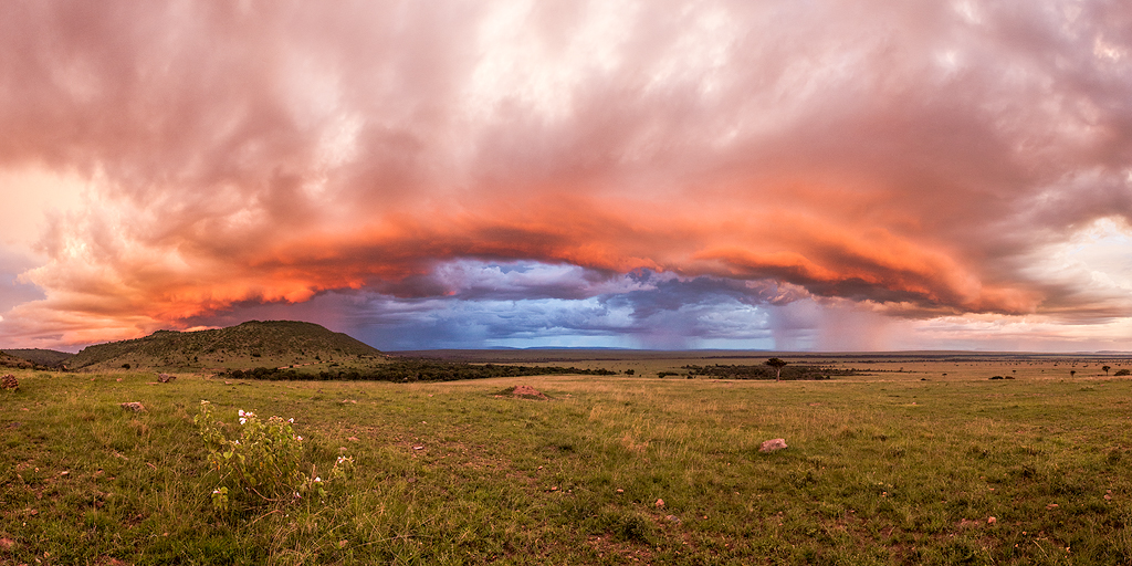 Sturm über der Masai Mara