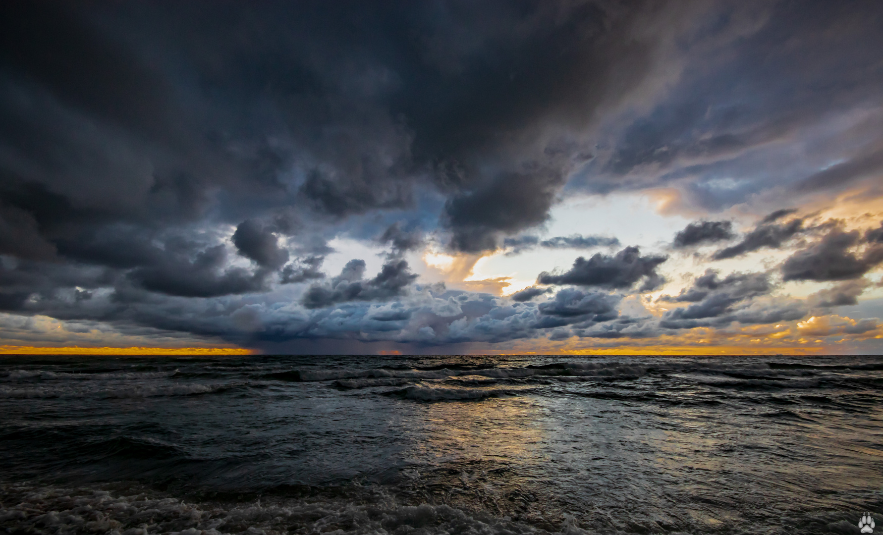 Sturm über der Ostsee 