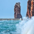 Sturm um die Lange Anna Helgoland