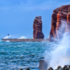 Sturm um die Lange Anna Helgoland 