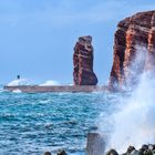 Sturm um die Lange Anna Helgoland