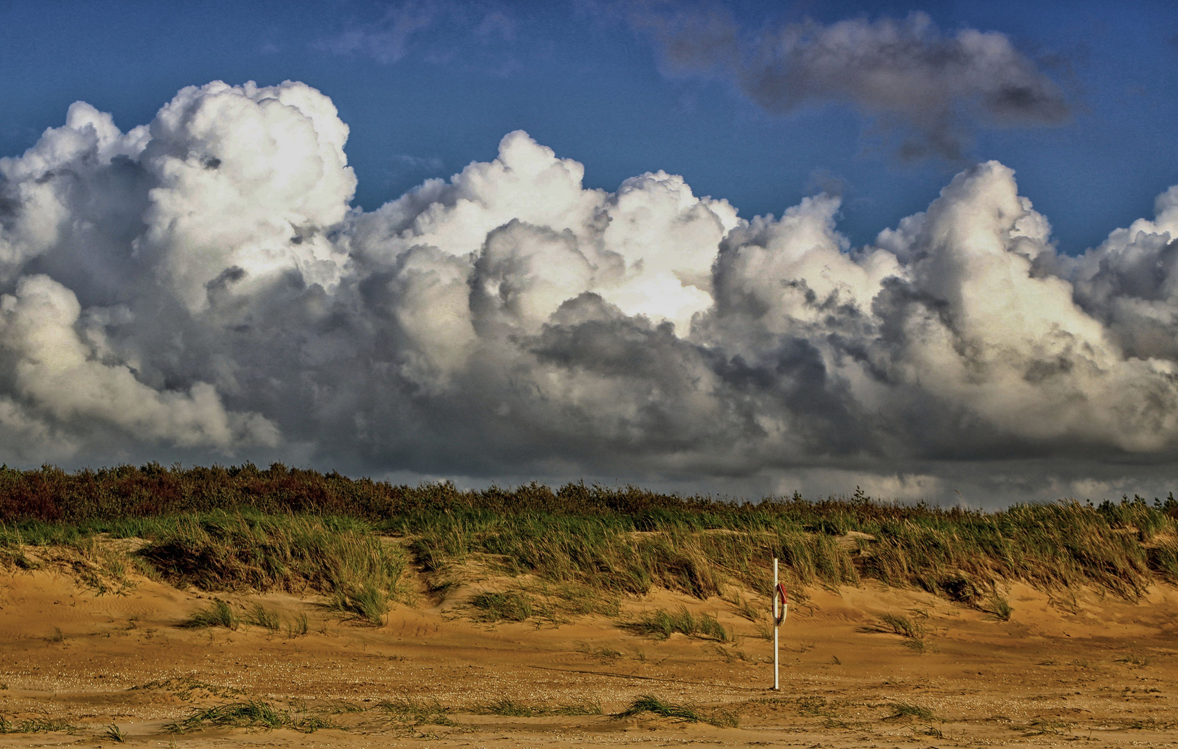 Sturm und Regen im Anmarsch - Halmstad / Schweden