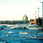 Sturm und Sonne pur am 02. Januar 2019 in Zingst