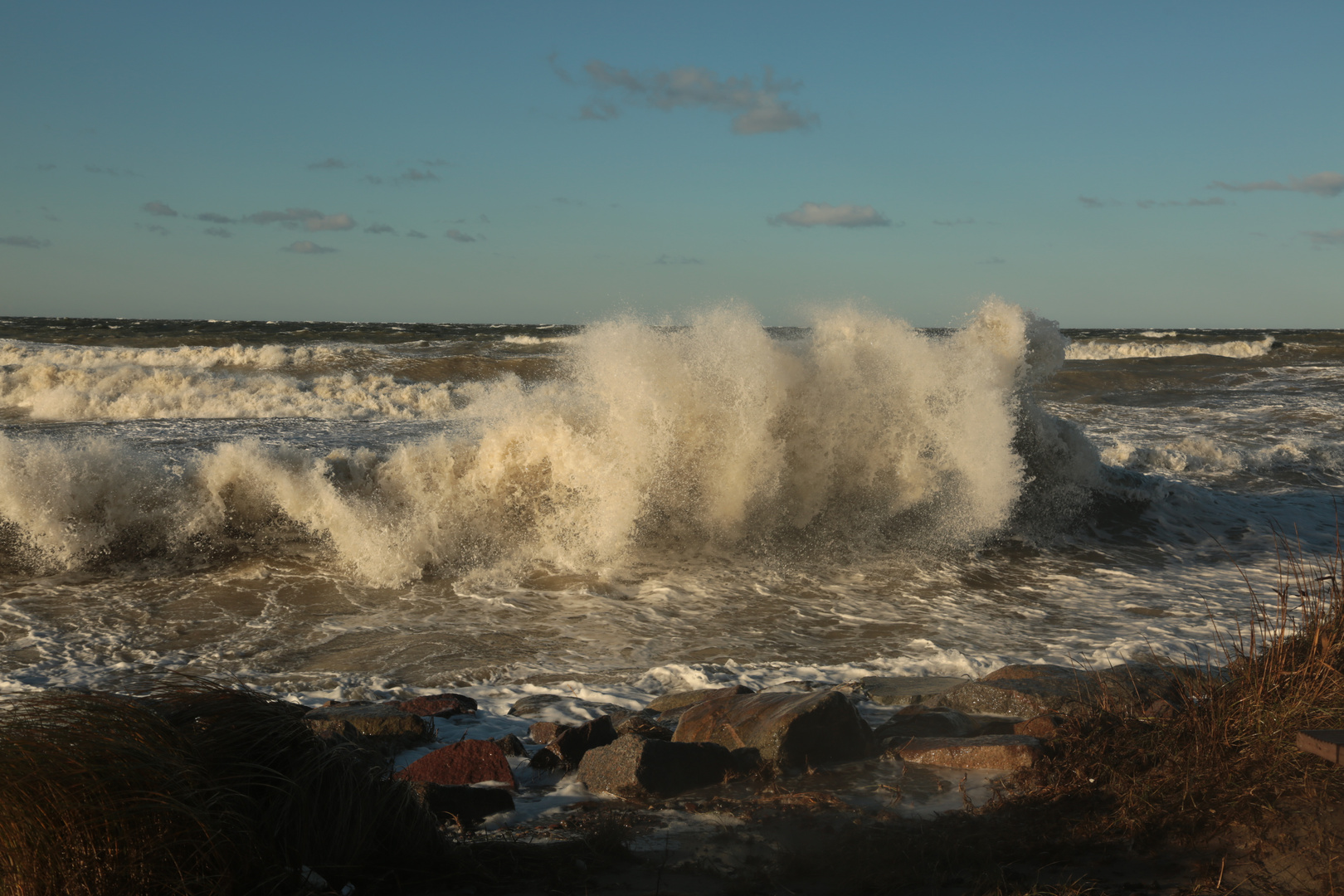 Sturm vor Hiddensee 2