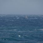 Sturm vor Lands End auf dem Weg nach Portland