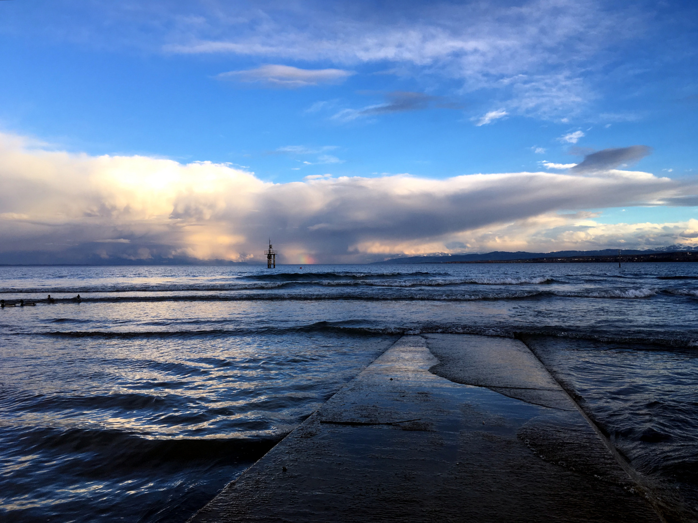 Sturm zur Abenddämmerung